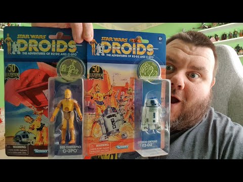 Star Wars The Vintage Collection DROIDS C-3PO & R2-D2 Kenner Retro Action Figure Review