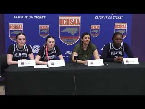 Press Conference: Willow Spring reflects on its experience getting to play in the regional final