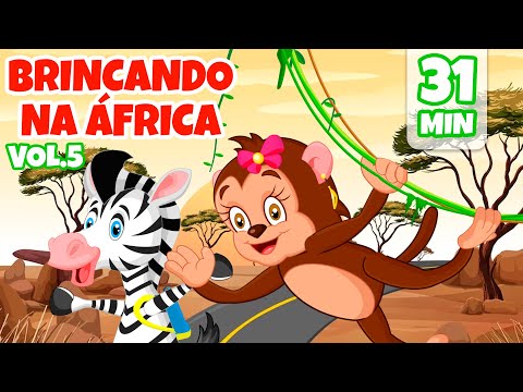 Brincando na África com a Nina Vol. 5 - Giramille 31 min | Desenho Animado Musical