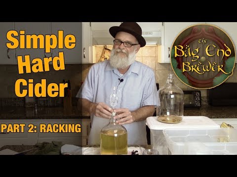 Brewing A Simple Hard Apple Cider Part 2: Racking