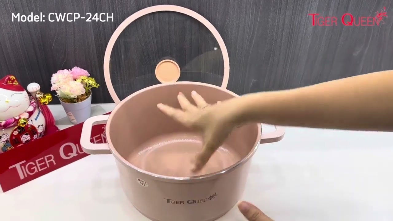 Nồi hầm Ceramic IH hiệu Tiger Queen CWCB-24CH & CWCP-24CH