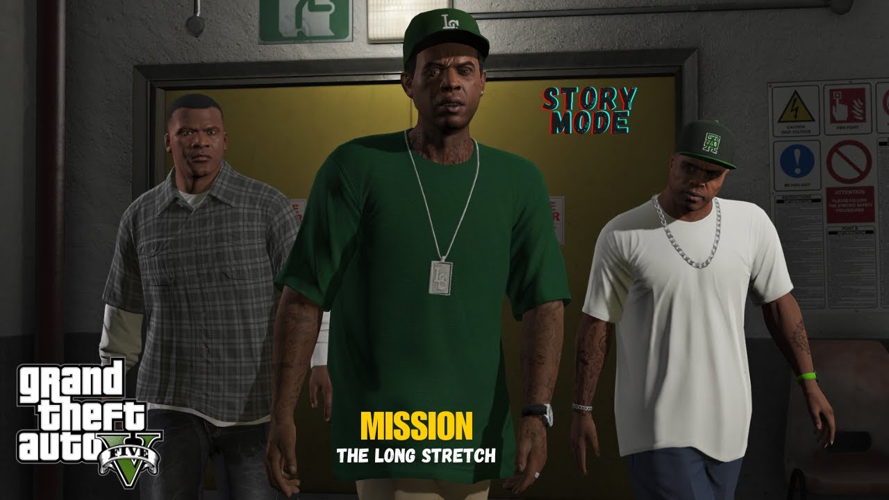 GTA V | Mission - The Long Stretch | Story Mode