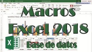 BASE DATOS AÑADIR CON MACROS EXCEL 2018