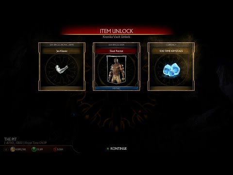 Mortal Kombat 11 -  Krypt Rare Gold Kronica Vault Location - Jax Klassic Bionic Arms