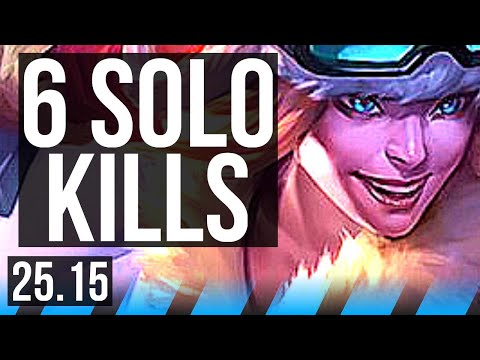 SEJUANI vs YONE (MID) | 6 solo kills, Dominating | KR Master | 25.15