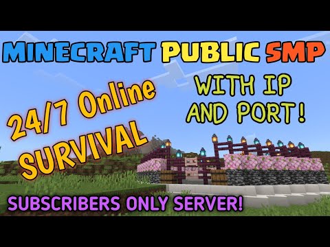EPIC Minecraft 24/7 Server for Subs! 😱 Join now!