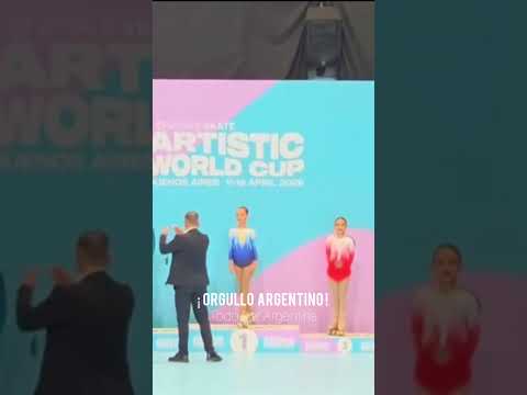 La patinadora Maciel,alcanzó un logro histórico se consagrarse campeona en la World Cup 26 #fsy