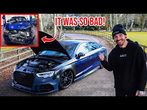 FIXING THEN MODIFYING THE WRECKED AUDI S3