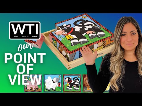 Melissa & Doug Farm Wooden Cube Puzzles - WTI product video review