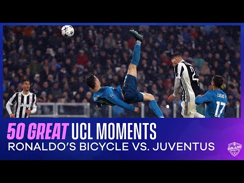 50 Great UCL Moments: Ronaldo's 2018 Bicycle Kick | Real Madrid vs. Juventus | CBS Sports Golazo