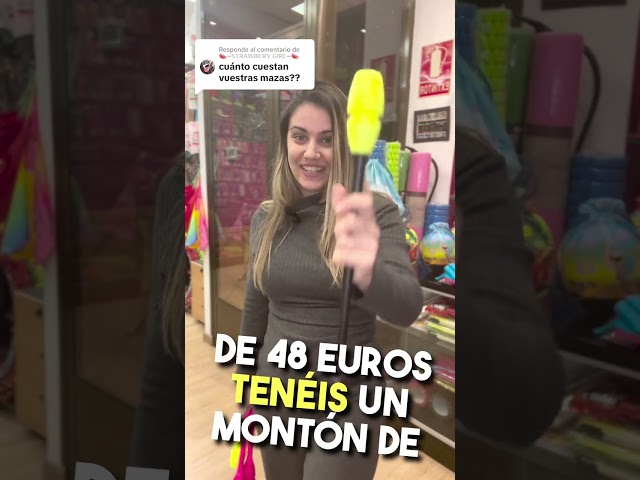 Vídeo relacionado con DRUNA Llavero Mazas Gimnasia Rítmica INDIGO 8 cm (Ciclamen)