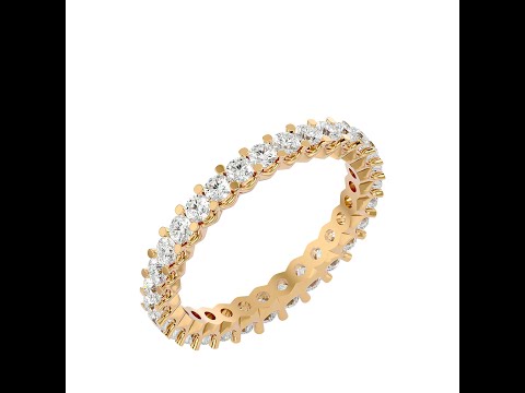 Inel Eternity Sublim Briliant Gold Aur 18k Real Diamonds - Maria Antoaneta