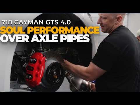 Garage Hang: Installing Soul Performance Competition Over Axle Pipes on My Cayman 718 GTS 4.0