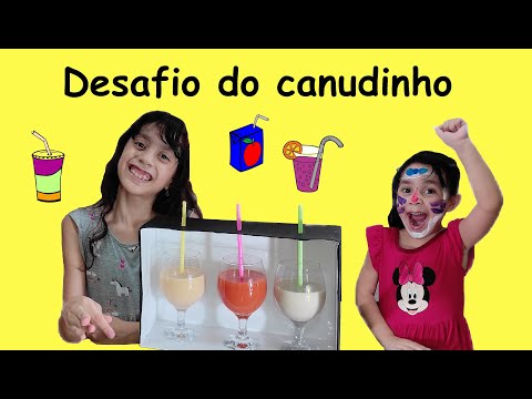 DESAFIO NÃO ESCOLHA O CANUDINHO ERRADO - Don't choose the wrong straw