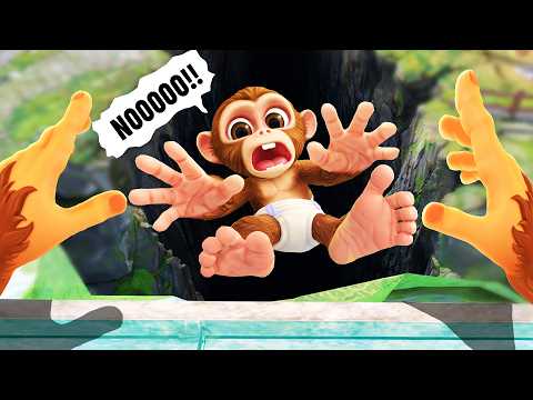 Throwing my Baby Monkey Friend into the ABYSS in VR