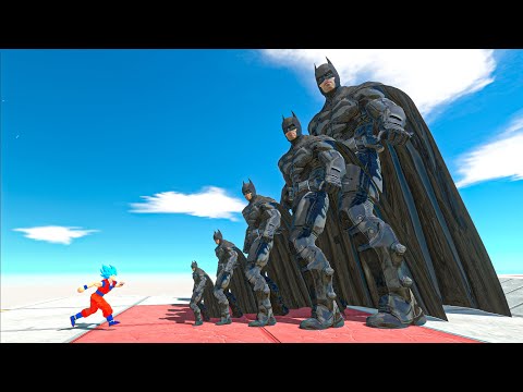 5 Levels of BATMAN - Animal Revolt Battle Simulator