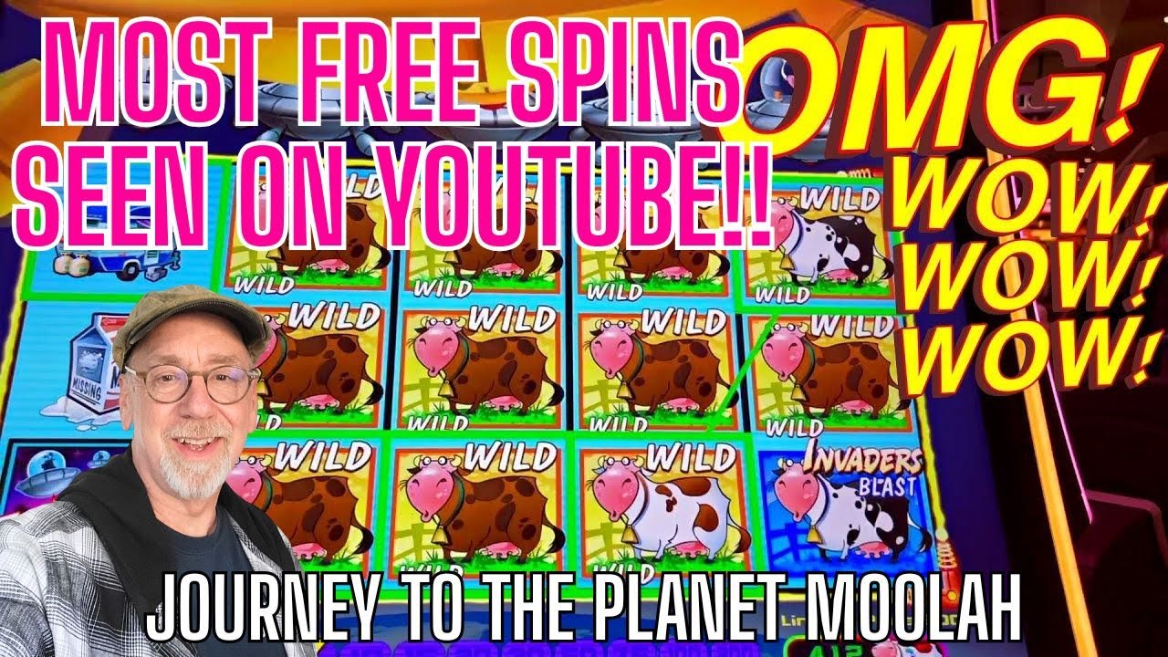 MOST FREE SPINS ON JOURNEY TO THE PLANET MOOLAH