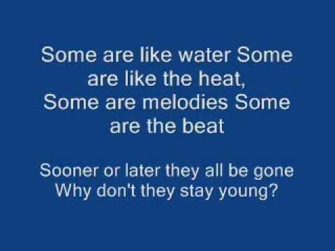 Youth Group - Forever Young Lyrics (The O.C)