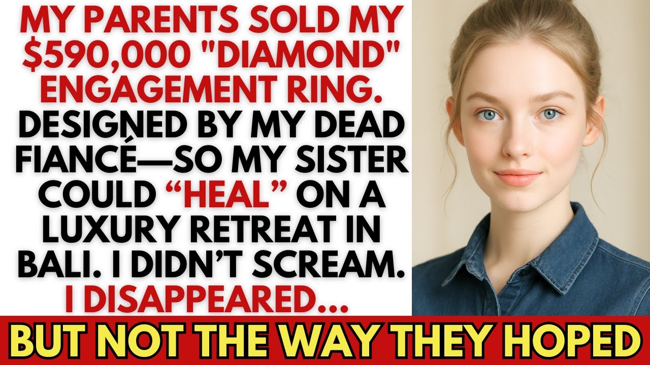 My Parents Sold My $590K Ring So My Sister Could 'Heal' In Bali—I Left And What I Did Shattered Them