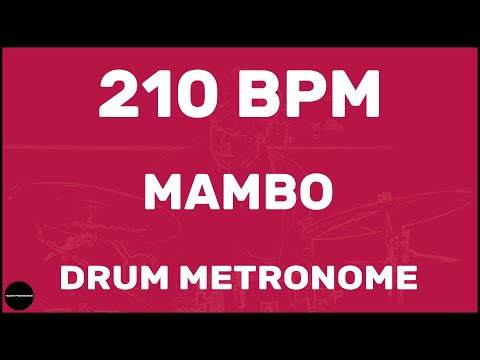 Mambo | Drum Metronome Loop | 210 BPM
