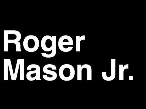 How to Pronounce Roger Mason Jr Washington Wizards NBA Basketball Player Runforthecube