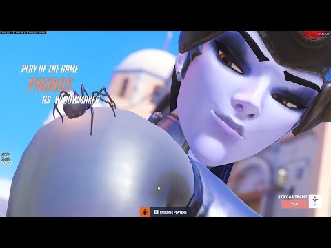 POTG! HUGE WIDOW CLUTCH! IDDQD TRACER + INSANE WIDOWMAKER + SOLDIER 76 GAMEPLAY OVERWATCH 2 SEASON 3