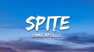 Omar Apollo - Spite (Lyrics)