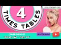 4 Times Table Song ('Say So' by Doja Cat) Laugh Along and Learn