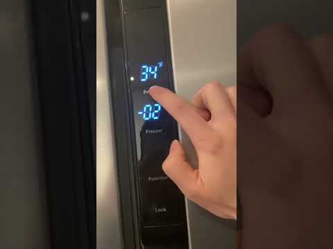 How to change Avanti fridge temperature and remove child lock