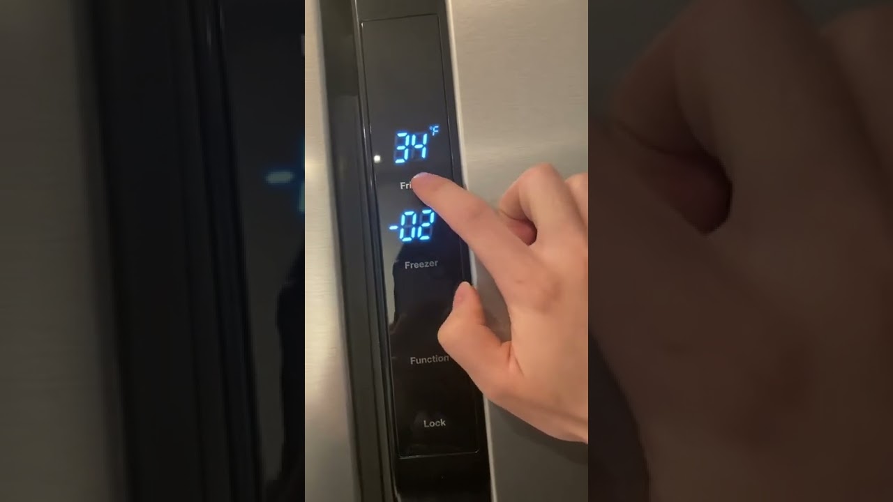 How to change Avanti fridge temperature and remove child lock