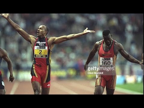 M. Johnson vs Fredericks vs A. Boldon On 200m Meeting in Berlin 96 (Rematch for Olimpic  in Atlanta)