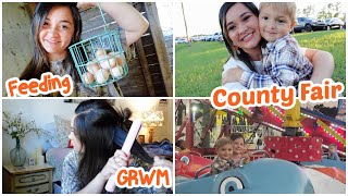 GRWM - Our Local County Fair - Vlog