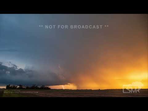 5-9-23 Pratt, Kansas - Shelf Cloud and Lightning Timelapses