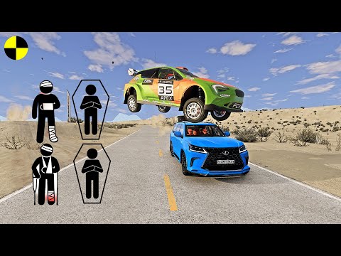 Realistic High-Speed Car Crashes in BeamNG.drive #30 | Ultra Detailed Crash Compilation