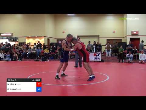 2018 Marine Corps US Open/Masters E Greco Roman 78 RR Rnd 2 - Mark Black (Sant) Vs. Kevin Hejnal (