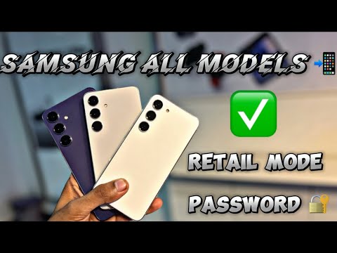 Samsung Retail Mode Password List