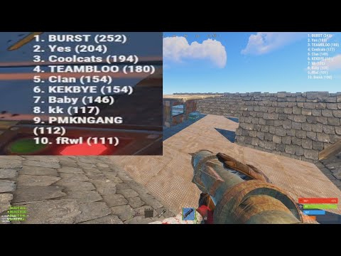 BURSTGANG BEASTING THE BIGGEST RUST TOURNAMENT WITH A 50 POINT LEAD (GONE WRONG)