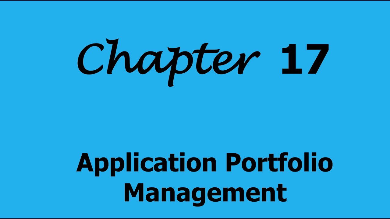 Application Portfolio Management