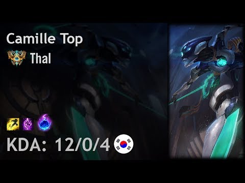 Camille Top vs Ornn - Thal vs Rins - KR Challenger Patch 8.1