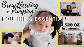 Download lagu BREASTFEEDING AND PUMPING ROUTINE   ESSENTIALS | HOW I FILLED MY FREEZER WITH BREASTMILK IN 10 WEEKS mp3