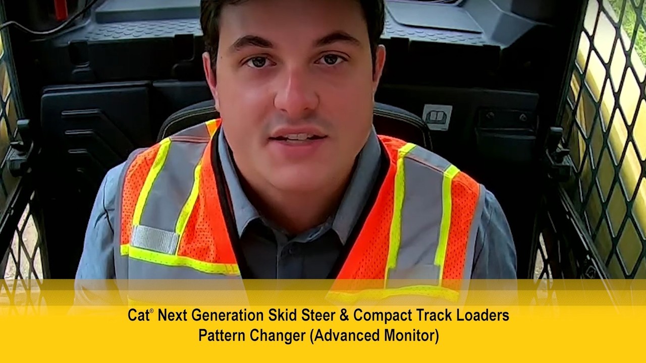 How to Change ISO/H Pattern (Advanced Monitor) on Next Gen Cat® Skid Steer and Compact Track Loaders