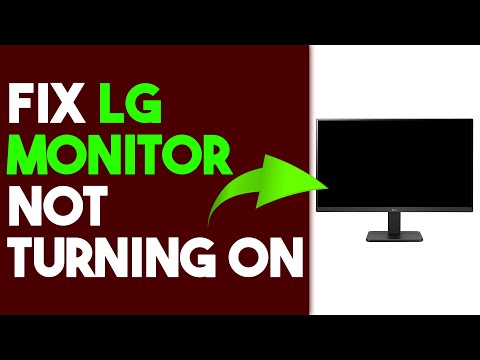How To Fix LG Monitor Not Turning On (How To Troubleshoot LG Monitor That Won't Turn On)