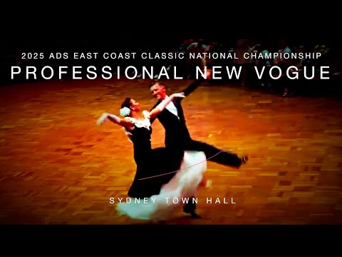 Beautiful PROFESSIONAL NEW VOGUE | 2025 ADS East Coast Classic National Championship #dancesport
