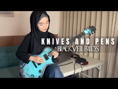 🎵Black Veil Brides - Knives And Pens (Mel guitar cover)