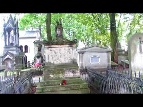 2017 07 26 Warszawa Stare Powązki cmentarz Rzeźby i groby słynnych profesorów  cz 2 Tanatos Konstant