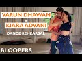 Kiara Advani And Varun Dhawan Dance Rehearsal Bloopers Sunn Saathiya Varun Dhawan