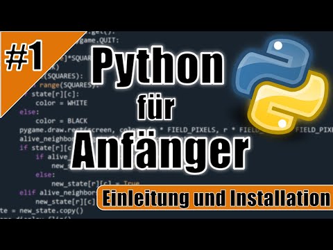 Python Tutorial for Beginners 1 | Introduction and Installation | German