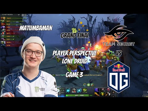 Matumbaman [Lone Druid] - TEAM SECRET VS OG - OMEGA LEAGUE - GRAND FINAL - GAME 3
