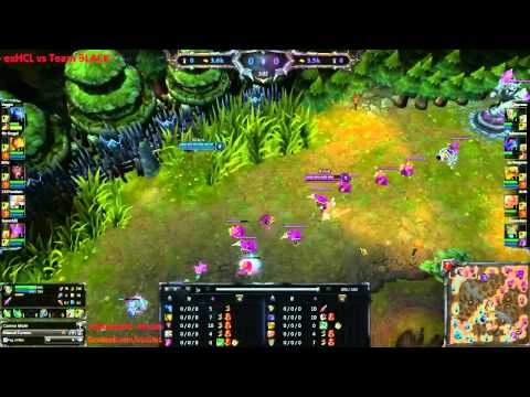 bodziuCasts - exHCL (Absolute Legends) vs Team BLACK - RaidCall LoL CUP #2