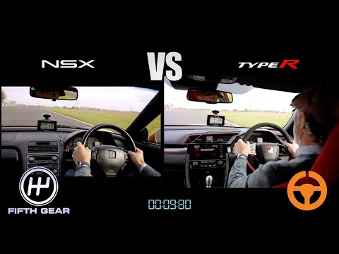 Plato's FULL side by side NSX & Civic Type R Hot Laps | Fifth Gear